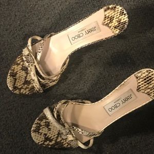 Jimmy Choo snakeskin slides - Hot Hot Hot! 💥
